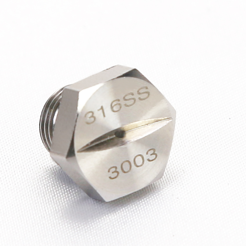 Bocal de pulverização em leque plano de design compacto NFS
